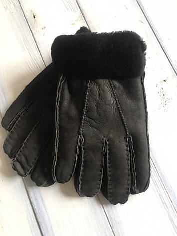 Чоловічі зимові рукавички дублянка L рр, фото 2