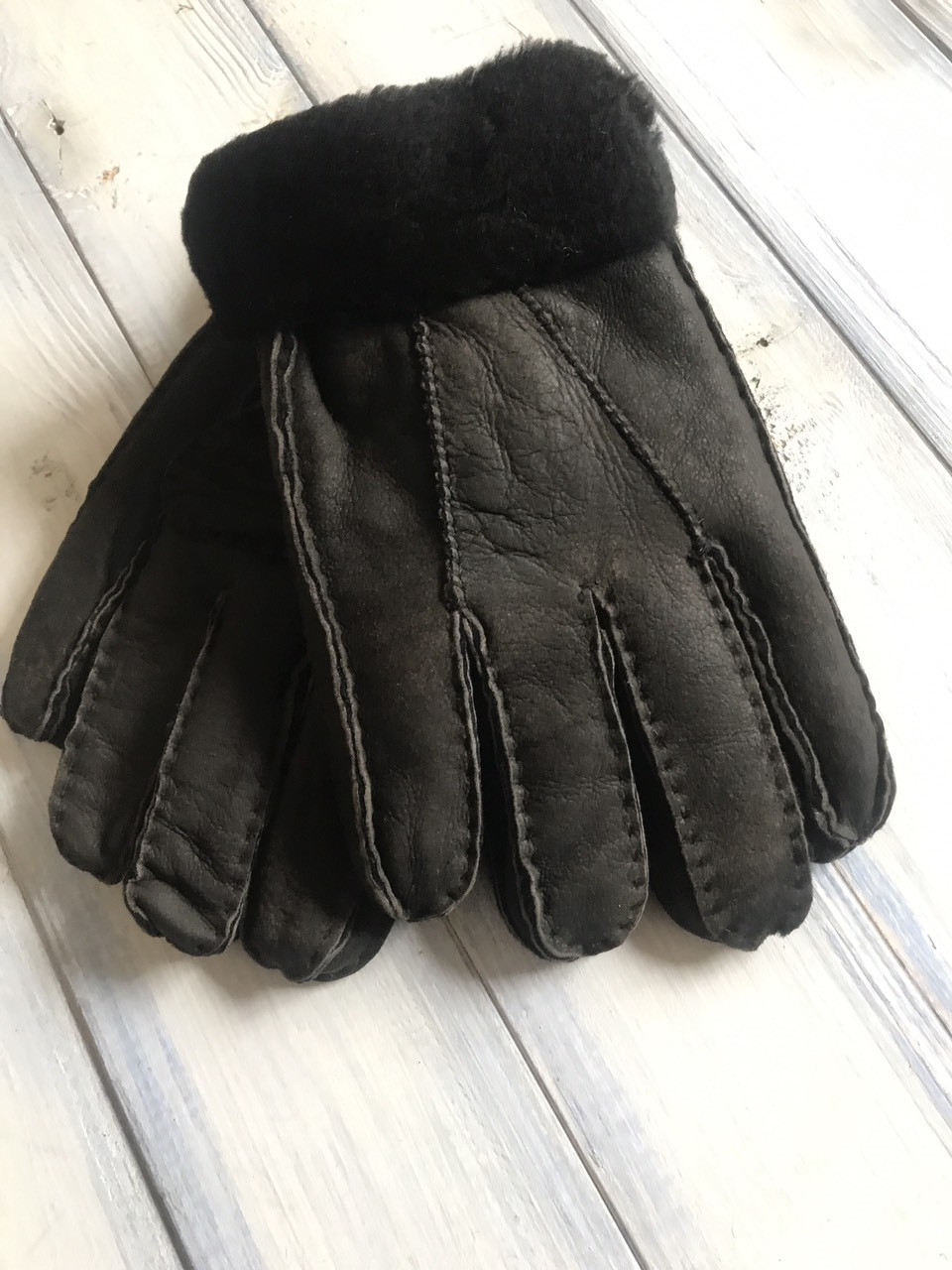 Чоловічі зимові рукавички дублянка L рр