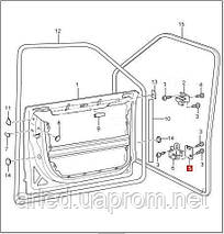 Комплект проставок від провисання дверних петель для всіх авто груп VAG (Skoda, Volkswagen, AUDI, Porsche), фото 2