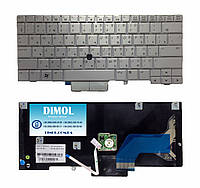 Оригинальная клавиатура для HP Compaq 2740p series, silver, ru