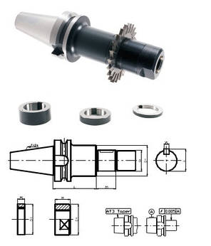 BT40-SCA27-120L(MAS403) Патрон для дискових фрез, фото 2