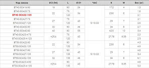 BT40-SCA27-120L(MAS403) Патрон для дискових фрез, фото 3