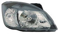 Права передня фара Kia Rio II 2005-2010 met H4, авт.,+моторчик, черн.отражат. 223-1123RMLEMN2