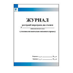 Журнал реєстрації мікротравм що сталися з учасниками навчально виховного процесу