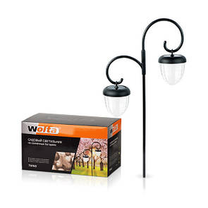 Садовий світильник Wolta Solar 2 жолуди Twins