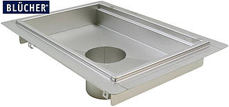 Кухонний канал BLUCHER з фланцем, нержавіюча сталь, 500x1000 мм, DN160, арт. 664GK010-06