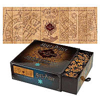 Пазл головоломка для взрослых - Гарри Поттер Карта Мародеров 90х33 см - 1000 шт.