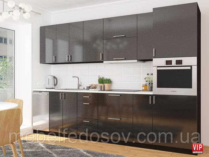 Кухня Мода (Vip master/Віп майстер) антрацит металік , фото 1