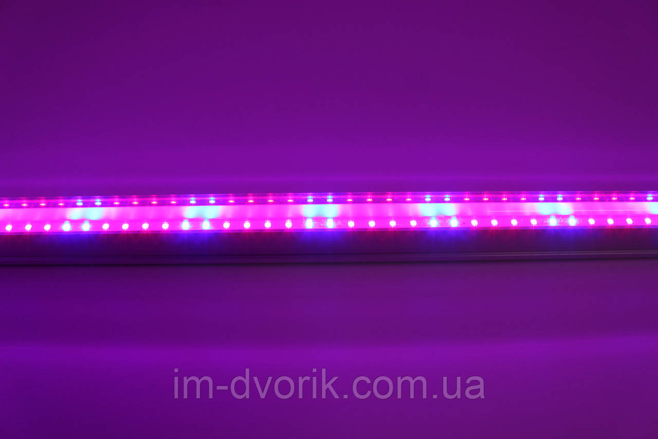 Фіто світильник Led 1200 мм 16W (4 червоних 2 синіх ФІТО світло) для росту рослин