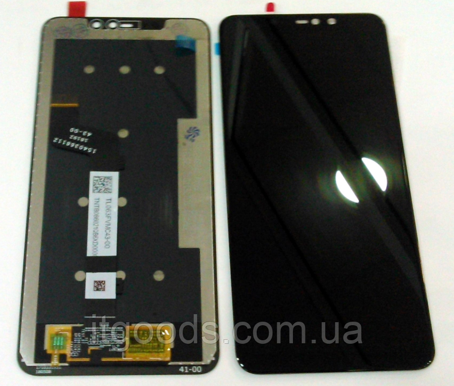 Дисплей (модуль) + тачскрин (сенсор) для Xiaomi Redmi Note 6 Pro (черный цвет)