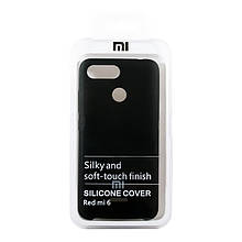 Чохол Silicone Cover для Xiaomi Redmi 6 (Black)