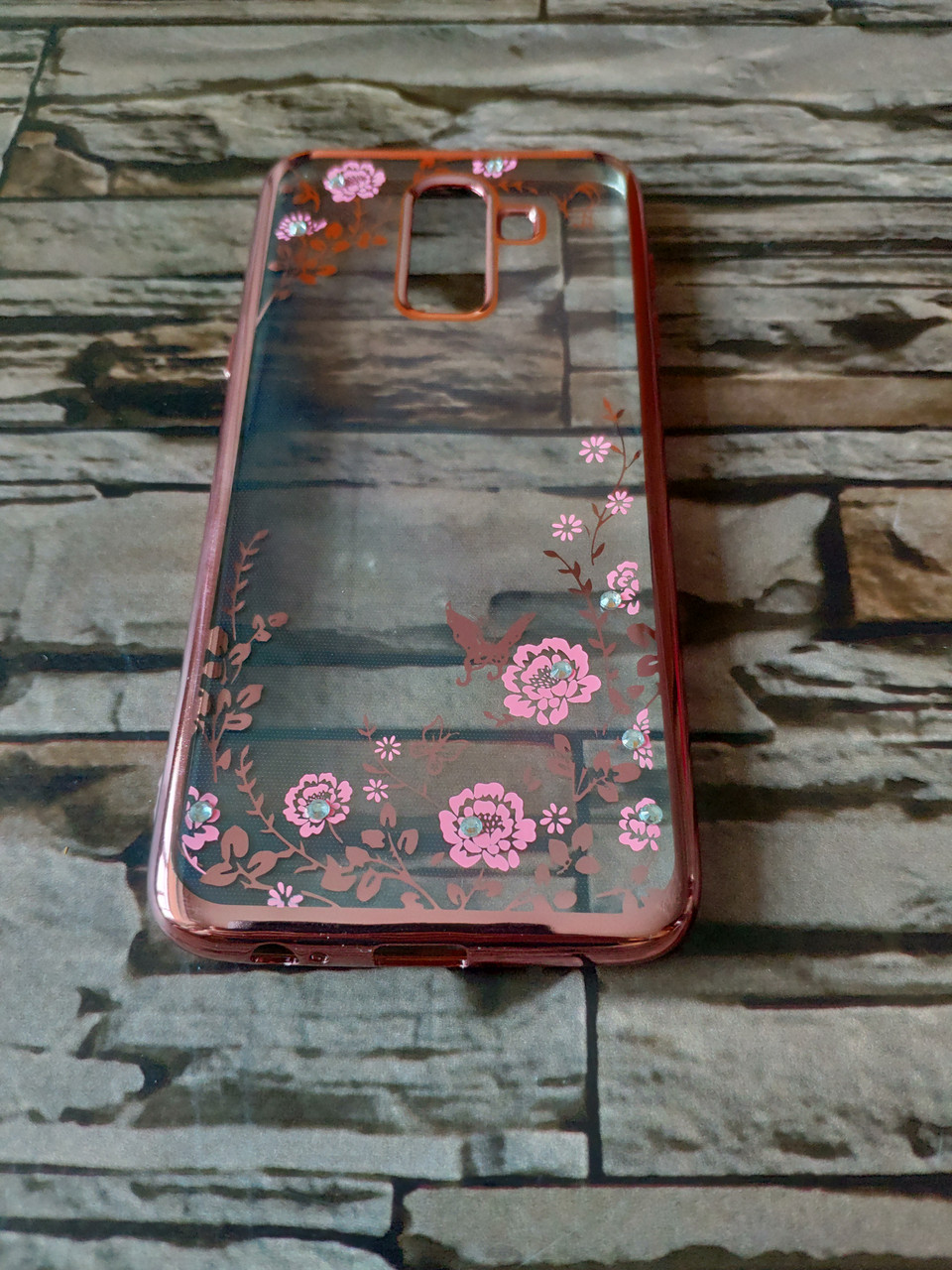 Чохол на samsung j8 2018 / j810 рожевий