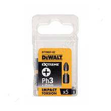 Биты ударные IMPACT TORSION EXTREME Ph3 (5 шт.) DеWALT DT7995T (США/Китай)