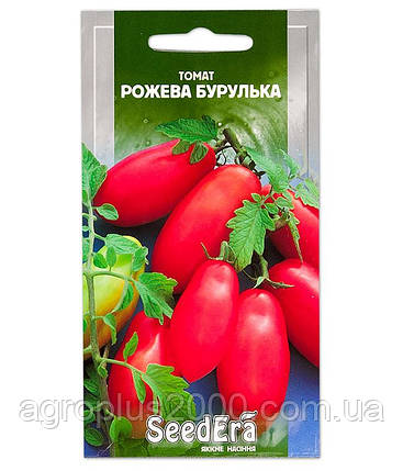 Насіння Томат індетермінантне Рожеве Бурулька 0,1 грама SeedEra, фото 1