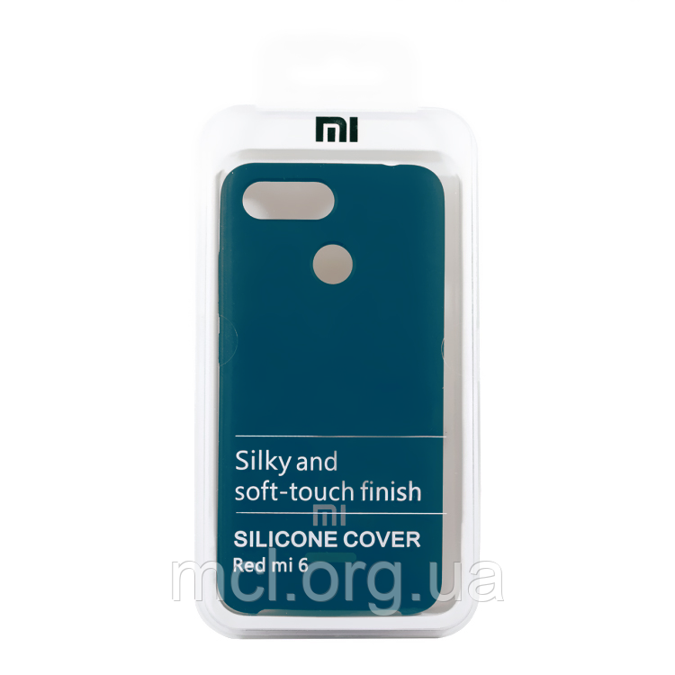 Чохол Silicone Cover для Xiaomi Redmi 6 (Blue)