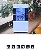 Термогігрометр CX-506 (0 °C... +50°C; 20%...95%) з календарем, годинником і будильником, фото 7