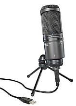Мікрофон студійний конденсаторний Audio-Technica AT2020 USB Plus