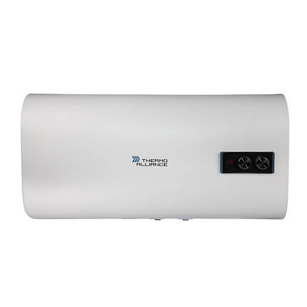 Бойлер Thermo Alliance плоский 100 л., МОКРИЙ ТЕН (1200+800 Вт), горизонтальний DT100H20G (PD), фото 1
