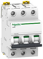 Автоматичний вимикач 2A 6kA 3 полюси тип B A9F73302 Acti9 iC60N Schneider Electric