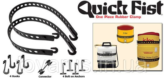 Ремені Quick Fist Rubber Tie Down Belt Pack