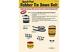 Універсальне кріплення Quick Fist Rubber Tie Down Belt (hook), фото 3