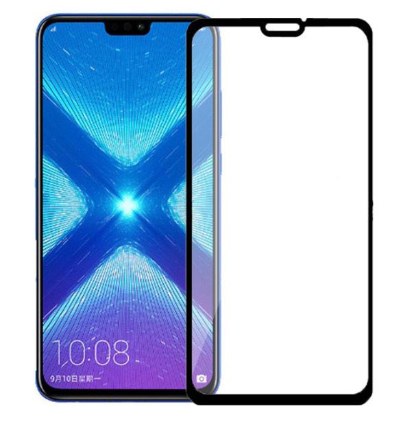 Full Glue захисне скло для Honor 8X - Black