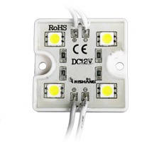 Світлодіодний модуль, 0,96W тепло-білий (60Lm) (Warm White 2700-3300K) SMD5050 LED (4 LED) IP65