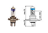 Megalight Ultra Н4+120% General Electric- на 120% більше світла (Угорщина) (ціна за дві лампи), фото 4