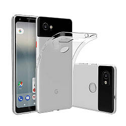 Прозорий Чохол OneCam Google Pixel 2 XL (ультратонкий силіконовий) (Гугл Пиксель 2 ХЛ)