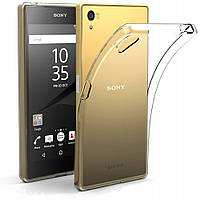 Прозрачный Чехол Sony Xperia Z3 (ультратонкий силиконовый) (Сони Иксперия З3 Зет 3)