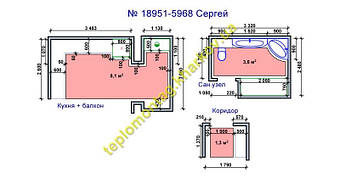 чертеж теплого пола