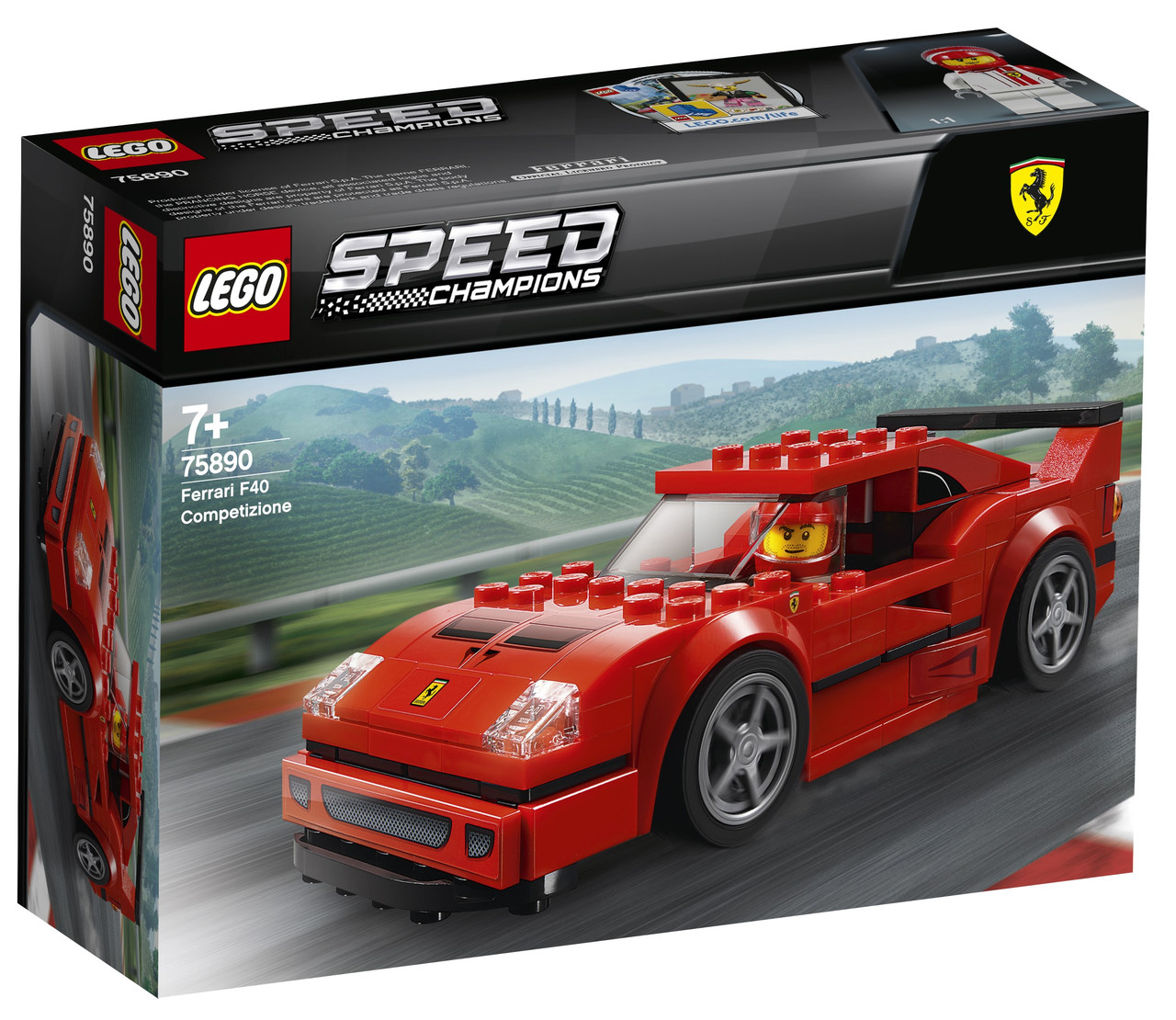 Lego Speed Champions Автомобиль Ferrari F40 Competizione 75890