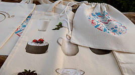 Рекламні сумки та промо рюкзаки з логотипом з двонитки