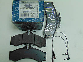 Meyle 025 290 7620 Колодки гальмівні дискові Mercedes, VW LT (Німеччина)