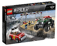 Lego Speed Champions Автомобили 1967 Mini Cooper S Rally и 2018 MINI John Cooper Works Buggy 75894