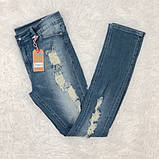 Джинси жіночі Lee Cooper SKDB01 Destroyed Blue (розмір W27/L29) блакитні, фото 7