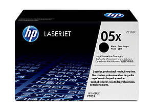 Заправка картриджа HP 05X (CE505X) для принтера LJ P2035, P2055d, P2055dn