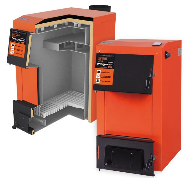 Класичний сталевий твердопаливний котел Thermo Alliance Magnum SF 20 кВт (Термо Альянс Магнум)