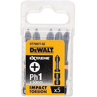 Біти ударні IMPACT TORSION EXTREME Ph1 (5 шт.) DеWALT DT7997T (США/Китай)