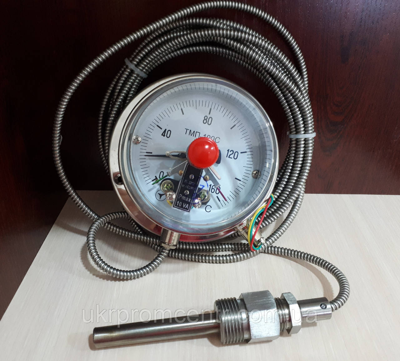 Термометр манометрический сигнализирующий ТМП-160С - фото 3 - id-p862075217