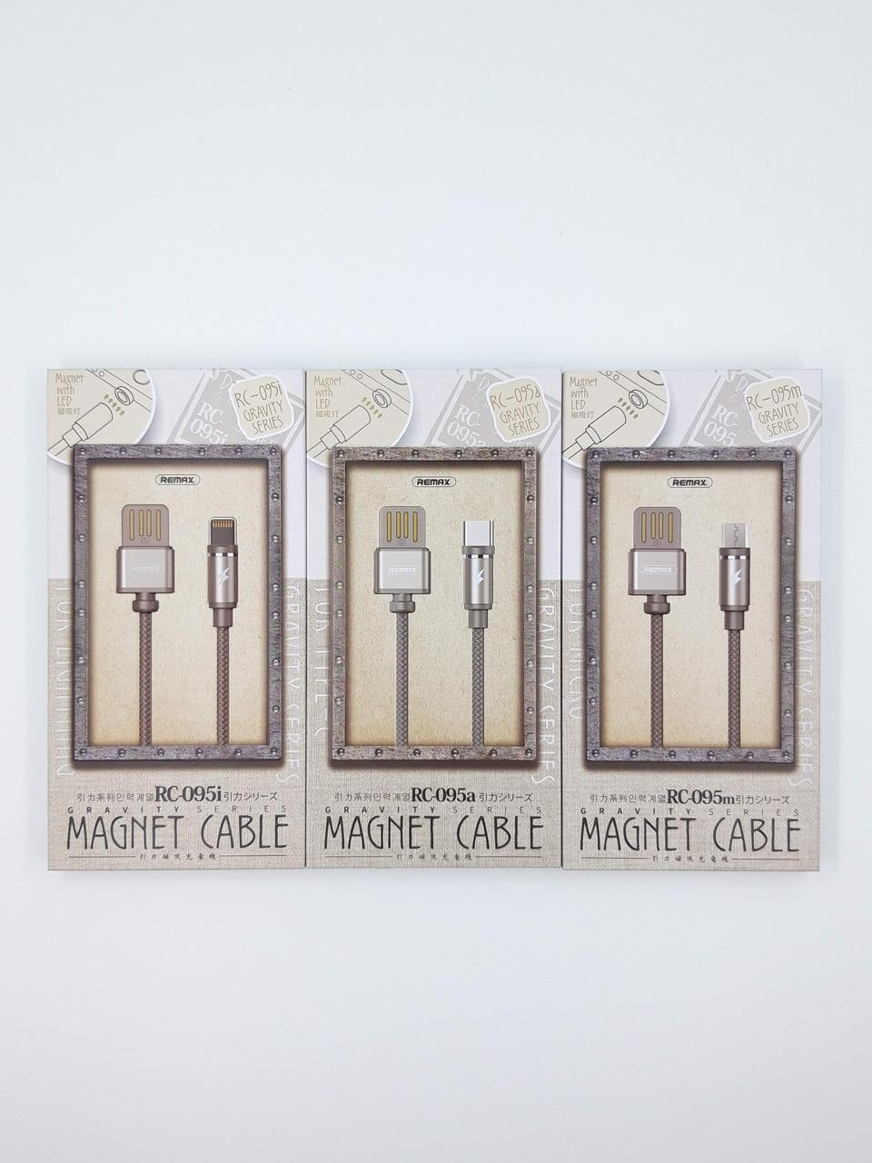 Магнітний кабель Micro USB Remax Gravity Series RC-095m