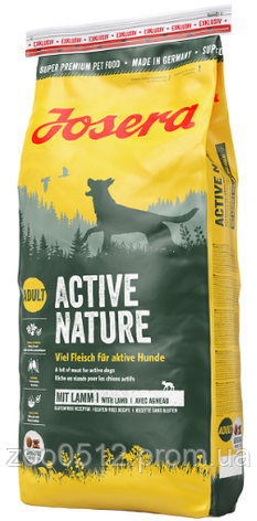 Josera Active Nature корм для дорослих активних собак 15 кг, фото 2