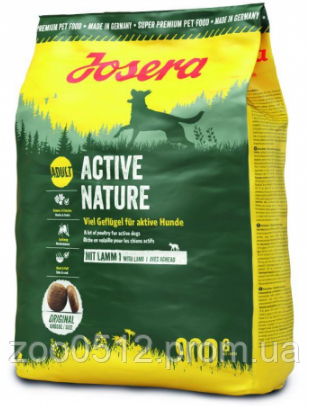 Josera Active Nature корм для дорослих активних собак 900 г, фото 2