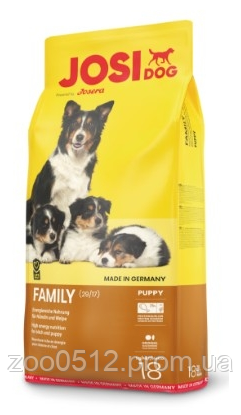 JosiDog Family сухий корм для цуценят і юніорів, для вагітних і годуючих собак 18 кг, фото 2