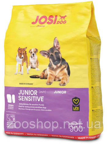 JosiDog Junior Sensitive сухий корм для цуценят з чутливим травленням 900 г, фото 2