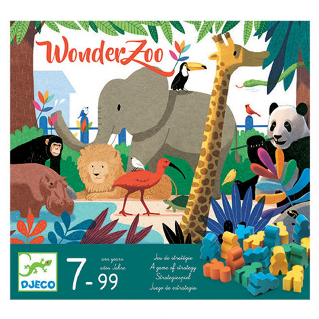 Djeco Настільна гра "WonderZoo", Чудо зоопарк