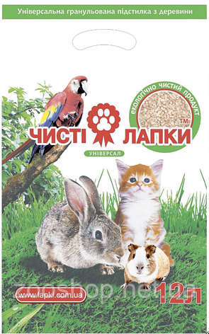 Наповнювач для туалету Чисті лапки Універсал 3 кг, фото 2
