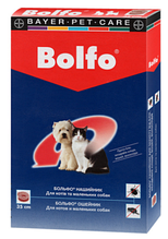 Нашийник Bayer Больфо від бліх і кліщів для котів і дрібних собак 35 см