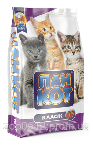 Пан Кот Класік сухий корм для кошенят 10 кг, фото 2
