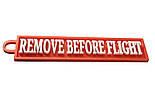 Гумові брелоки Remove before flight під замовлення з вашим логотипом, фото 3